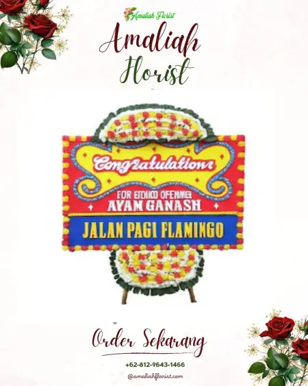 Sewa Papan Bunga Gedung Serbaguna Tangerang Selatan